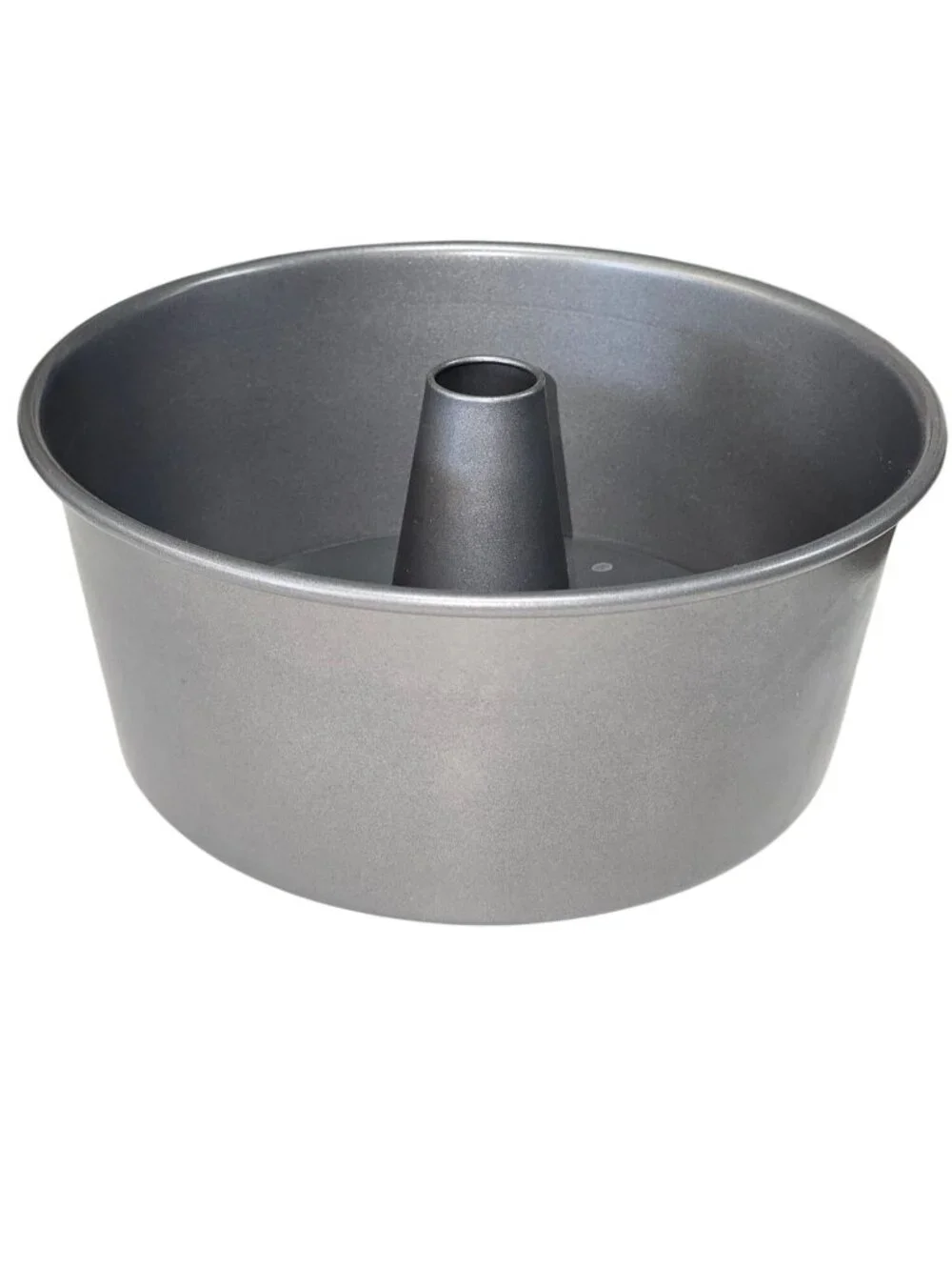 Nonstick Angel Food Cake Pan 10-Inch Tube Design Heavy-Duty Carbon Steel